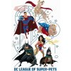 Zuty – Superman, Batman, Wonder Woman (DC Liga supermaznáčikov), 40 × 50 cm, bez rámu a bez napnutia plátna 8596530237204