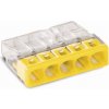 WAGO svorka, 5x0,5-2,5 mm², 5 ks
