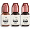 PERMA BLEND LUXE Modified Brown Mini Set pigmentov na obočie 3x15 ml