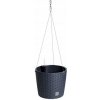 Kvetináč plast sivý Prosperplast 25,6 cm x 25,6 x 22 cm
