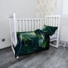 Sablio Mikroplyšové detské obliečky do postieľky Zelený autobus v lese - 100x135 / 40x60