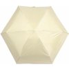 Skladací mini dáždnik s pevným puzdrom - 1 ks - béžová najsv. - 1 béžová najsv.