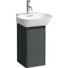 Laufen Spodná skrinka pod umývadlo 27,7 cm, závesy vľavo, sivá prevádzka H4030131102661