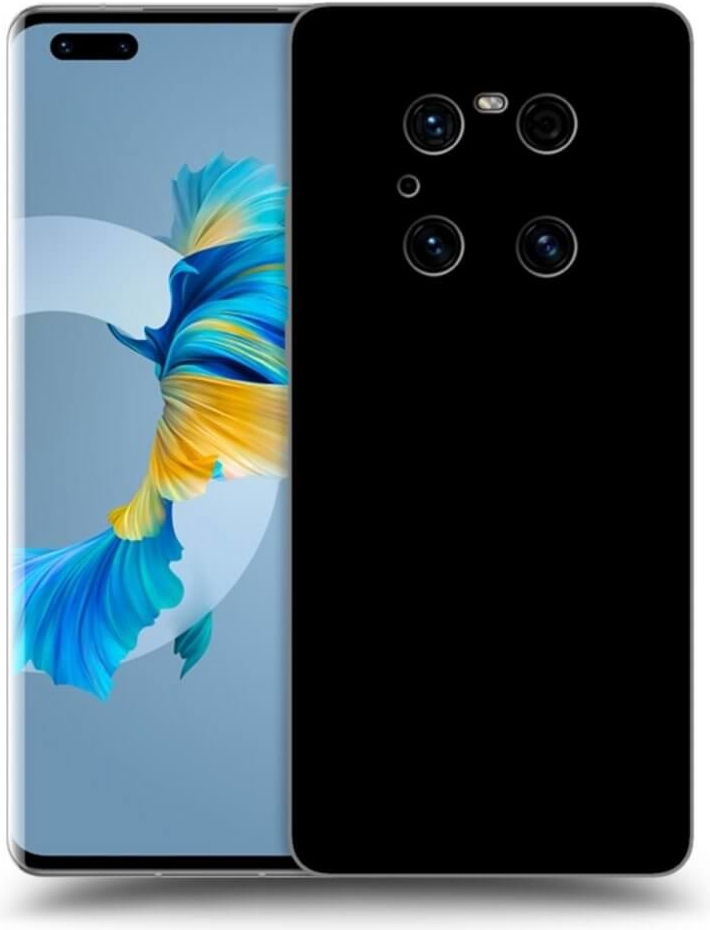 Púzdro Picasee silikónové Huawei Mate 40 Pro - Separ - Black On Black 1 čierne