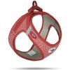 CURLI Postroj pre psov so sponou Merino vlna Red 3XS, 1,5-3 kg