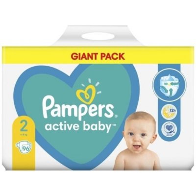 Pampers Active Baby S2, 4-8 kg 96 ks, č. 2