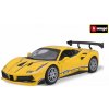 Bburago - RACING, FERRARI, 488 Challenge, žltá, 1:24