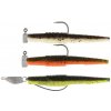 3ks - Súprava Gumených Nástrah Westin Ned Worm Slim R 'N R 5,5cm 1g/2g/3,5g Dark Water Mix