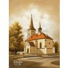 Obraz Dolný Kubín kostol 3, VBart PREVEDENIE: OBRAZ na plátne blindrám, ROZMER v cm/TYP OKRAJA: 90x60