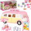 KIK zmrzlina shop camper skladací stôl stoličky 30 kusov