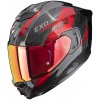 Integrální helma Scorpion Exo-1500 Carbon Air Platted černá/červená 2XL