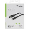 Belkin blesk Lade/Sync kabel 2m, ummantelt, mfi zert, cierna