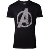 Avengers tričko Avengers Logo Čierna S