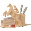 Woodcraft Drevené 3D puzzle Stojan na ceruzky Dostihy