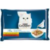 Gourmet perle gravy delight hovädzie a kuracie pre mačky 4 x 85 g