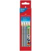 Pastelky akvarelové Faber-Castell Jumbo Grip Metallic sada 5 ks