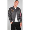 ALPHA INDUSTRIES Bunda MA-1 Air Force - šedo/čierna (198109/136)