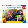 Puzzle Ravensburger 057351 Zvířátka z džungle 3x49 dílků (4005556057351)