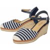 esmara® Dámske sandále námornícka/biela, 39 (100348250)