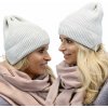 Fashionweek Módna dámska čiapka BEANIE ZIZI-N1 Farba: svetlo šedá, Veľkosť: Universal