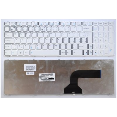 slovenská klávesnica Asus A43 A52 A53 A72 B53 G60 G53 G72 G73 K52 K72 N50 N51 N53 N60 N61 N71 N73 X75 white SK