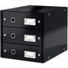 Zásuvkový box Leitz Click & Store 3 zásuvky čierny