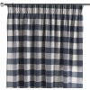 Dekoria Záves na riasiacej páske, modro - biele veľké káro, Quadro, 136-03