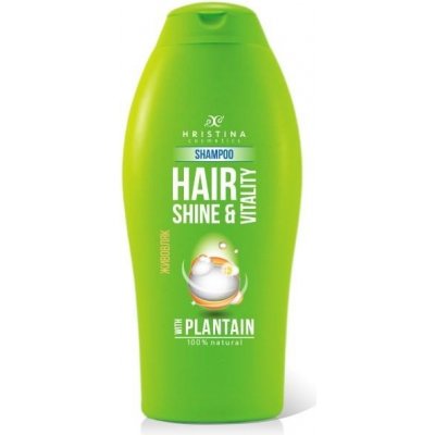 Hristina prírodný šampón skorocel pre zdravé a silné vlasy 200 ml