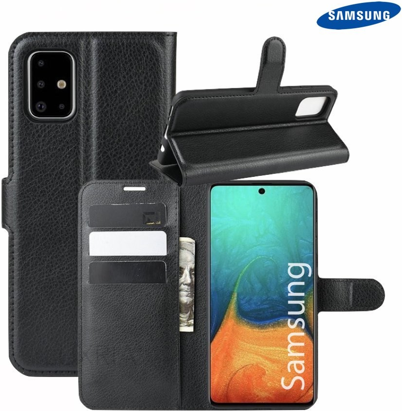 Púzdro Luxria Wallet Book čierne Samsung: Galaxy S21 Ultra