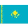 Kazachstan vlajka - 100 x 150 cm - tunel, karabína