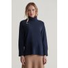 SVETER GANT HERRINGBONE DETAIL ROLLNECK EVENING BLUE