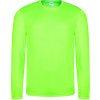 Just Cool Pánske športové tričko s dlhým rukávom Cool T - Jasná zelená | M