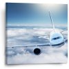 Sablio Obraz Lietadlo v oblakoch - 50x50 cm