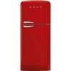 SMEG 50´s Retro Style FAB50 kombinovaná chladnička s mrazničkou hore červená + 5 ročná záruka zdarma
