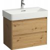 Laufen Base 2.0 skrinka 72x40x51.5 cm závesná kúpeľňová skrinka pod umývadlo dub H4114021082671