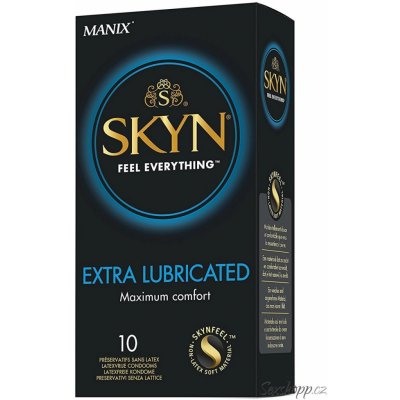 Ultratenké kondomy bez latexu Manix SKYN Extra Lubricated - extra lubrikované, 10 ks