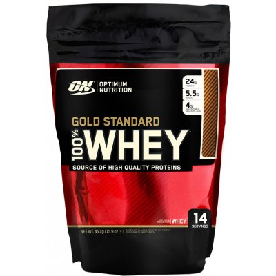 Optimum Nutrition 100% Whey Gold Standard 450 g dvojitá čokoláda