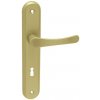 MPkovania KE - MICHAELA - SO, kľučka/kľučka, PZ otvor pre vložku, 90 mm, ZLM - zlatá matná