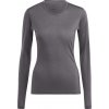 Dámske flísové tričko adidas, TERREX XPERIOR TOP tmavo sivá XS
