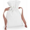 Westford Mill Pytel W121 s dárkovou stuhou bavlněný soft white/ S Bílá/růžová