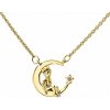 Eppi Náhrdelník v tvare mesiaca s výberom drahokamu Malý princ N47515