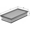 Vzduchový filter KNECHT LX 1027 LX 1027