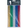 Náboje do tavnej pištole trblietavé glitter (10 ks, 11,5 mm / 20 cm)