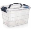 Vilard Box úložný 8,5 l, 31 x 24 x 21cm veko klip madlo
