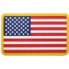 MFH nášivka USA 8x5 cm velcro plastová FAREBNÁ