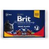 Brit Premium Cat kapsa Meat Plate 400 g (4x100 g)