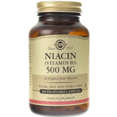 Solgar niacín 500 mg 100 kapsúl