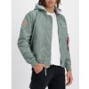 ALPHA INDUSTRIES Bunda MA-1 TT Hood Custom - dusty green (126117/680)