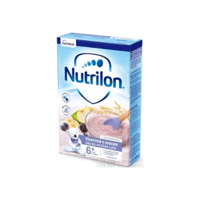 Nutrilon obilno-mliečna kaša viaczrnná s ovocím, bez palmového oleja (od ukonč. 6. mesiaca) (inov.2021) 1x225 g