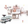 Set domček pre bábiku Large Doll's Play Center Natur D'Amour Baby Nurse Smoby a odrážadlo obytný karavan Camper